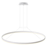 Kit que incluye perfil circular de aluminio y cubierta de metacrilato frost. Para fabricar espectaculares luminarias LED con múltiples opciones de instalación. Lacado en color blanco mate.