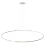Kit que incluye perfil circular de aluminio y cubierta de metacrilato frost. Para fabricar espectaculares luminarias LED con múltiples opciones de instalación. Lacado en color blanco mate.