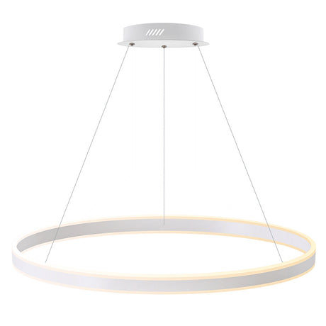 Kit que incluye perfil circular de aluminio y cubierta de metacrilato frost. Para fabricar espectaculares luminarias LED con múltiples opciones de instalación. Lacado en color blanco mate.