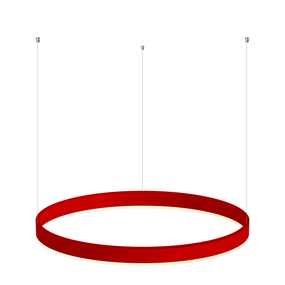 Luminaria de suspensión que permite múltiples composiciones creativas en combinación con otras lámparas RING. Dispone de dos aros de difusión (inferior y superior) de acrílico opalizado que crea un ambiente perfecto para cualquier estancia.