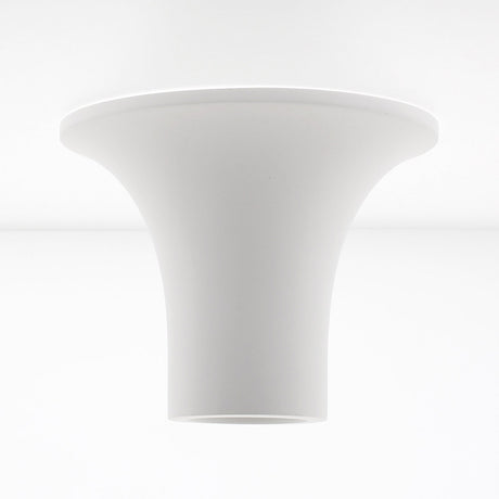 Foco de superficie con base GU10 fabricado en escayoda. Crea ambientes únicos y sofisticados en la decoración de cualquier ambiente. Instalación sencilla, el material se puede emplastecer y pintar.