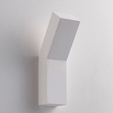 Aplique de pared con base para bombilla GU9 fabricado en escayola. Crea ambientes únicos y sofisticados en la decoración de cualquier ambiente. Instalación sencilla, el material se puede emplastecer y pintar.