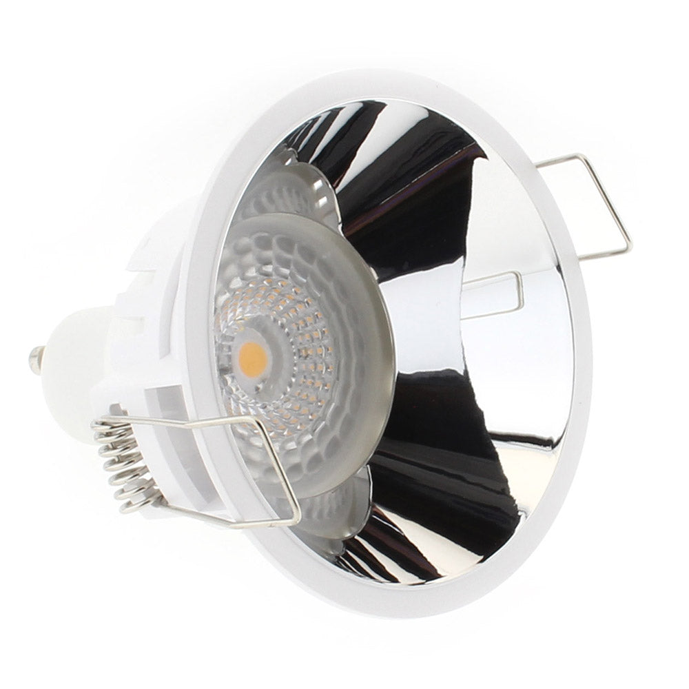 Aro fijo con diseño moderno y elegante. Podrás instalar todas nuestras dicroicas de forma rápida y sencilla. Es ideal para instalar en salones, dormitorios, aseos, oficinas, zonas de paso...