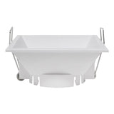 Aro fijo con diseño moderno y elegante. Podrás instalar todas nuestras dicroicas de forma rápida y sencilla. Es ideal para instalar en salones, dormitorios, aseos, oficinas, zonas de paso...