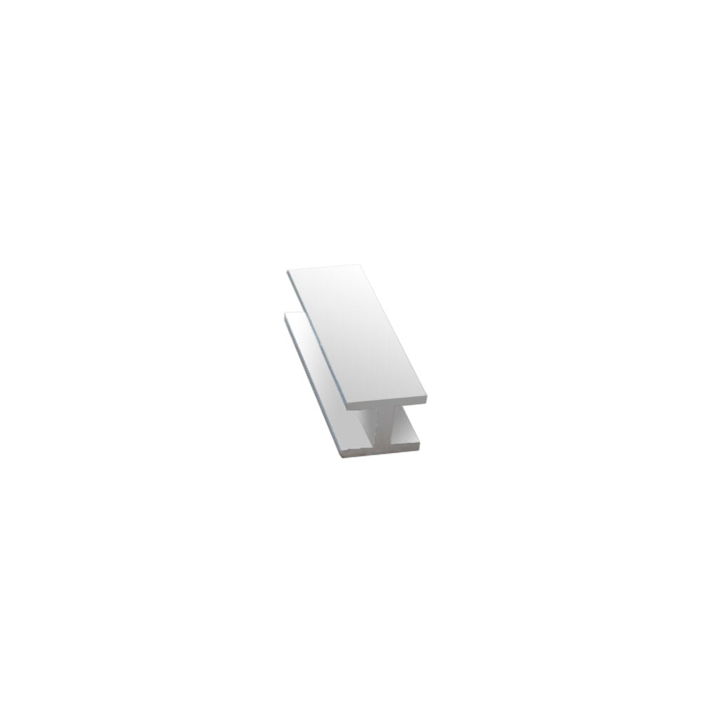 Pieza de conexión de las luminaria de suspensión lineal MOD. Se pueden hacer composiciones modulares con múltiples formas de forma suspendida o en superficie con los módulos de conexión opcionales.