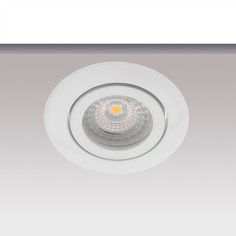Aro orientable con diseño moderno y elegante. Podrás instalar todas nuestras dicroicas de forma rápida y sencilla. Es ideal para instalar en salones, dormitorios, aseos... oficinas, zonas de paso...