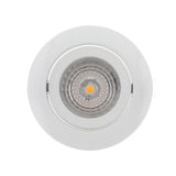 Aro orientable con diseño moderno y elegante. Podrás instalar todas nuestras dicroicas de forma rápida y sencilla. Es ideal para instalar en salones, dormitorios, aseos... oficinas, zonas de paso...