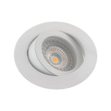 Aro orientable con diseño moderno y elegante. Podrás instalar todas nuestras dicroicas de forma rápida y sencilla. Es ideal para instalar en salones, dormitorios, aseos... oficinas, zonas de paso...