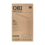 <b>Flexo LED escritorio</b> WOOD Multifunción. Lámpara de escritorio multifunción con doble cargador USB, botonera táctil, temporizador y selector de color de luz. Con un diseño estilizado, moderno y funcional, realizado con materiales de alta calidad y chip led Osram de alta potencia. Orientable en cualquier posición.