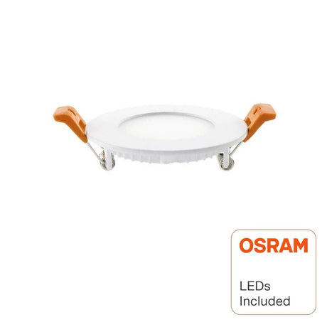 El downlight LED Slim de 5W incorpora el diodo OSRAM DURIS E 2835, de alta luminosidad, tiene un ángulo de apertura de 120º ideal para iluminar  de forma homogénea por todo tipo de establecimientos comerciales, tanto en el ámbito particular como profesional. Gracias a su diseño moderno y atractivo dispondrás de distintos tipos de decoración.