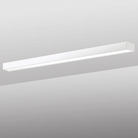 Luminaria de superficie lineal lacado en color blanco y con una longitud de 150cm que ofrece una iluminación general que crea un ambiente perfecto para cualquier estancia. Con driver LIFUD.