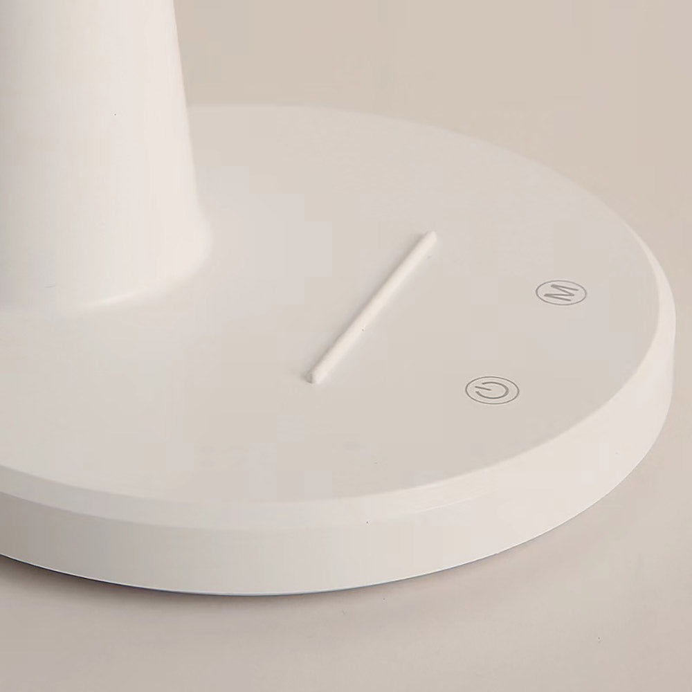 Lámpara de escritorio con botonera táctil y selector de color de luz e intensidad. Con un diseño moderno y funcional, realizado con materiales de alta calidad y chip led de alta potencia. Orientable en cualquier posición.