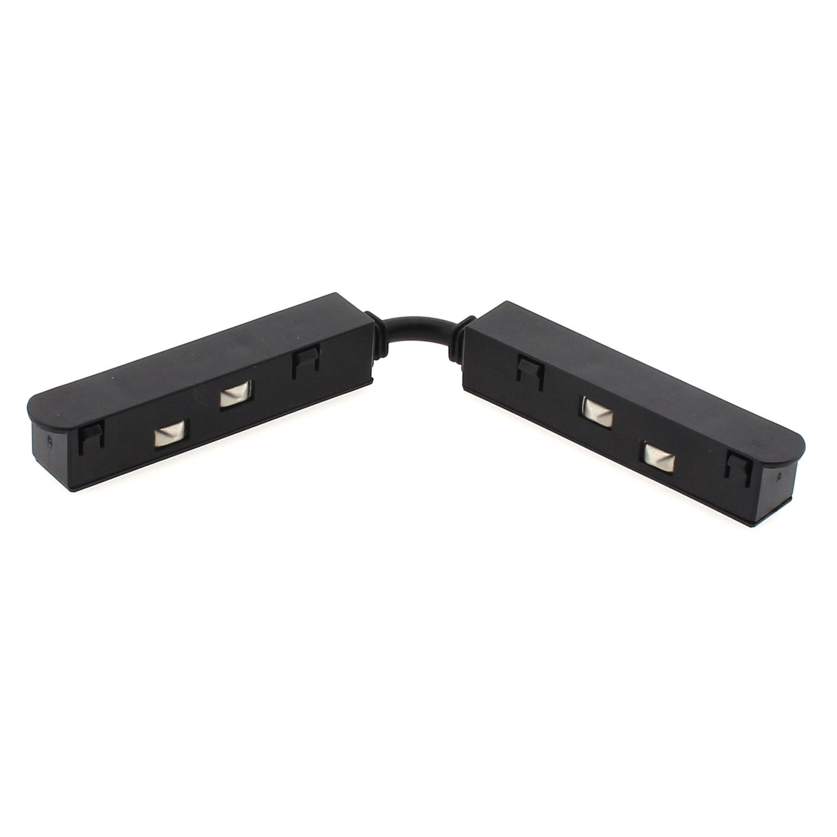 Conector interno para conectar los carriles de alimentación del carril magnético.