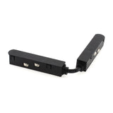 Conector interno para conectar los carriles de alimentación del carril magnético.