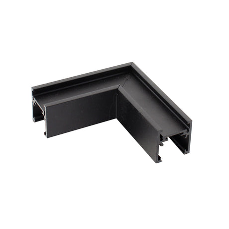 Pieza en forma de L para conectar dos tramos de carril magnético superficie de 16mm.