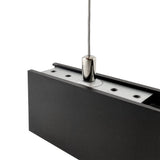 Kit que incluye 2 cables de suspensión de 2 metros y sus accesorios de conexión para suspender el carril magnético.