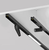Pieza en forma de L para conectar dos tramos de carril magnético superficie de 16mm.