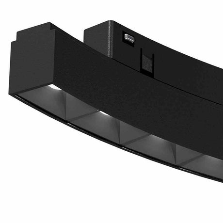 Luminaria Led para Carril Magnético redondo de diámetro 1200mm. Instalación rápida y sencilla, insertar en el carril y listo para funcionar.