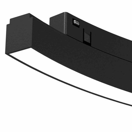 Luminaria Led para Carril Magnético redondo de diámetro 1200mm. Instalación rápida y sencilla, insertar en el carril y listo para funcionar.