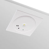 Luminaria LED de emergencia de alta calidad con diseño minimalista. Para empotrar en techo, de pequeño tamaño redondo o cuadrado (incuye marco). Más de 180 minutos de autonomía con su batería recargable de Ni-mH. Luz para señalización de salidas, puertas, ascensores, zonas de paso o comunes.