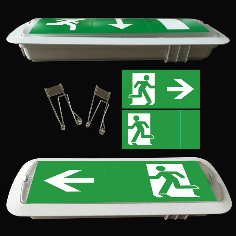Etiquetas adhesiva con señalización de fácil instalación para las luminarias led de emergencia NICELUX. Realizado en vinilo de alta calidad que ofrecen una comunicación visual que cumplen la función de guiar, orientar u organizar a una persona o conjunto de personas. Vienen precortadas para colocarlas en cualquier posición y adaptarlas a las necesidades del usuario.