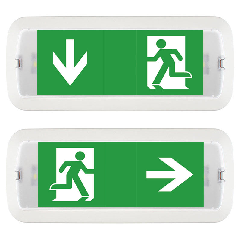 Etiquetas adhesiva con señalización de fácil instalación para las luminarias led de emergencia NICELUX. Realizado en vinilo de alta calidad que ofrecen una comunicación visual que cumplen la función de guiar, orientar u organizar a una persona o conjunto de personas. Vienen precortadas para colocarlas en cualquier posición y adaptarlas a las necesidades del usuario.