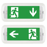 Etiquetas adhesiva con señalización de fácil instalación para las luminarias led de emergencia NICELUX. Realizado en vinilo de alta calidad que ofrecen una comunicación visual que cumplen la función de guiar, orientar u organizar a una persona o conjunto de personas. Vienen precortadas para colocarlas en cualquier posición y adaptarlas a las necesidades del usuario.