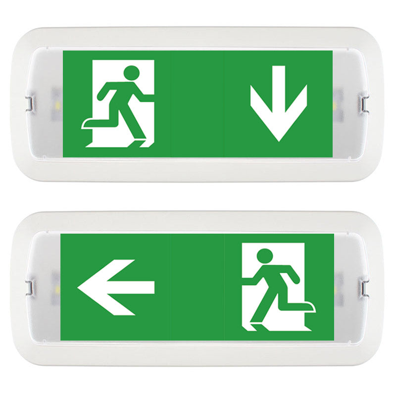 Etiquetas adhesiva con señalización de fácil instalación para las luminarias led de emergencia NICELUX. Realizado en vinilo de alta calidad que ofrecen una comunicación visual que cumplen la función de guiar, orientar u organizar a una persona o conjunto de personas. Vienen precortadas para colocarlas en cualquier posición y adaptarlas a las necesidades del usuario.