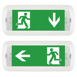 Etiquetas adhesiva con señalización de fácil instalación para las luminarias led de emergencia NICELUX. Realizado en vinilo de alta calidad que ofrecen una comunicación visual que cumplen la función de guiar, orientar u organizar a una persona o conjunto de personas. Vienen precortadas para colocarlas en cualquier posición y adaptarlas a las necesidades del usuario.