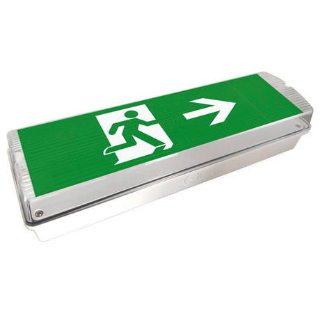 Etiquetas adhesiva con señalización de fácil instalación para las luminarias led de emergencia GOLUX. Realizado en vinilo de alta calidad que ofrecen una comunicación visual que cumplen la función de guiar, orientar u organizar a una persona o conjunto de personas. Vienen precortadas para colocarlas en cualquier posición y adaptarlas a las necesidades del usuario.
