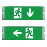 Etiquetas adhesiva con señalización de fácil instalación para las luminarias led de emergencia GOLUX. Realizado en vinilo de alta calidad que ofrecen una comunicación visual que cumplen la función de guiar, orientar u organizar a una persona o conjunto de personas. Vienen precortadas para colocarlas en cualquier posición y adaptarlas a las necesidades del usuario.