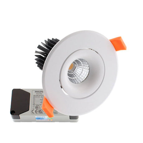 Luminaria LED de alta potencia (12W) con función de emergencia. Puede funcionar como luminaria normal (1200lm) y como luz de emergencia (400lm). Para empotrar en techo. 60 minutos de autonomía con su batería recargable de Ni-Cd. Luz para señalización de salidas, puertas, ascensores, zonas de paso o comunes.