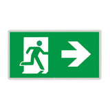 Luminaria LED de emergencia de alta calidad para instalar en superficie o empotrada, más de 180 minutos de autonomía con su batería recargable de Ni-Cd. Configurable como Modo permanente y No permanente. Luz para señalización de salidas, puertas, ascensores, zonas de paso o comunes.