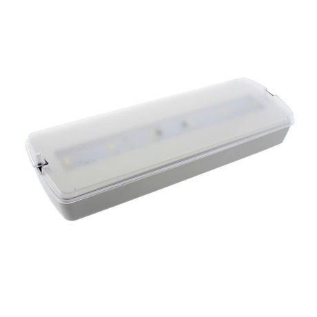 Luminaria LED de emergencia de alta calidad con Auto Diagnóstico, incluye kit para empotrar en techo, más de 180 minutos de autonomía con su batería recargable de Ni-Cd. Configurable como Modo permanente y No permanente. Luz para señalización de salidas, puertas, ascensores, zonas de paso o comunes.
