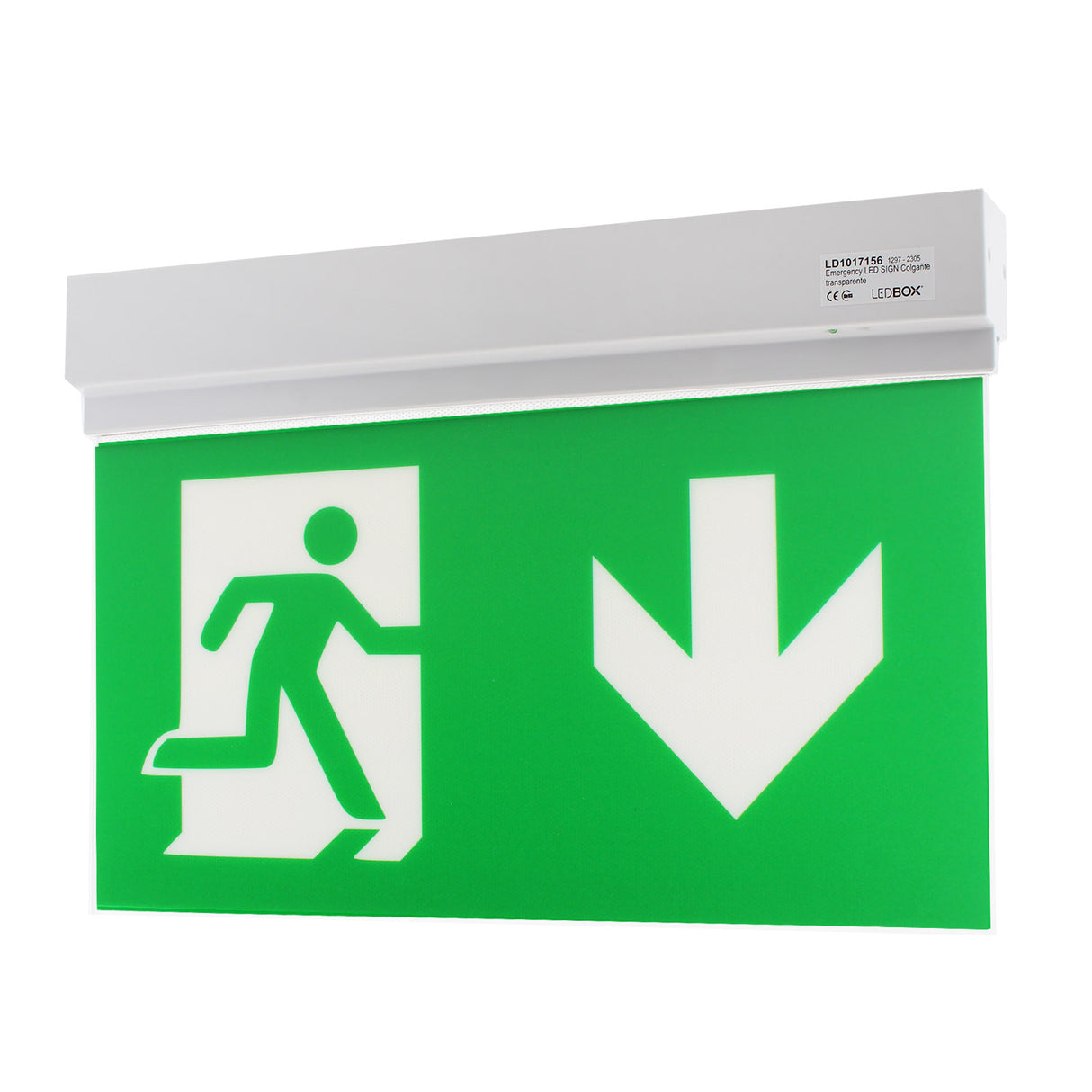 Luz de señalización y emergencia con tecnología LED. Ofrece Luz de forma permanente iluminando la señalética en todo momento.