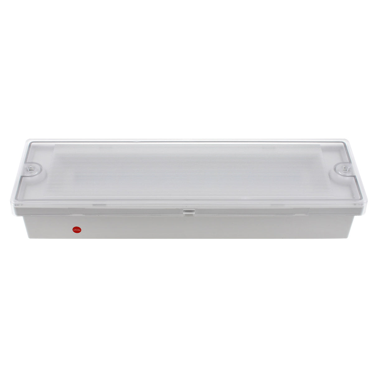 Luminaria LED de emergencia de superficie o empotrable de alta calidad resistente al agua con protección IP65. Más de 180 minutos de autonomía con su batería recargable de Ni-Cd. Configurable como Modo permanente y No permanente. Luz para señalización de salidas, puertas, ascensores, zonas de paso o comunes.