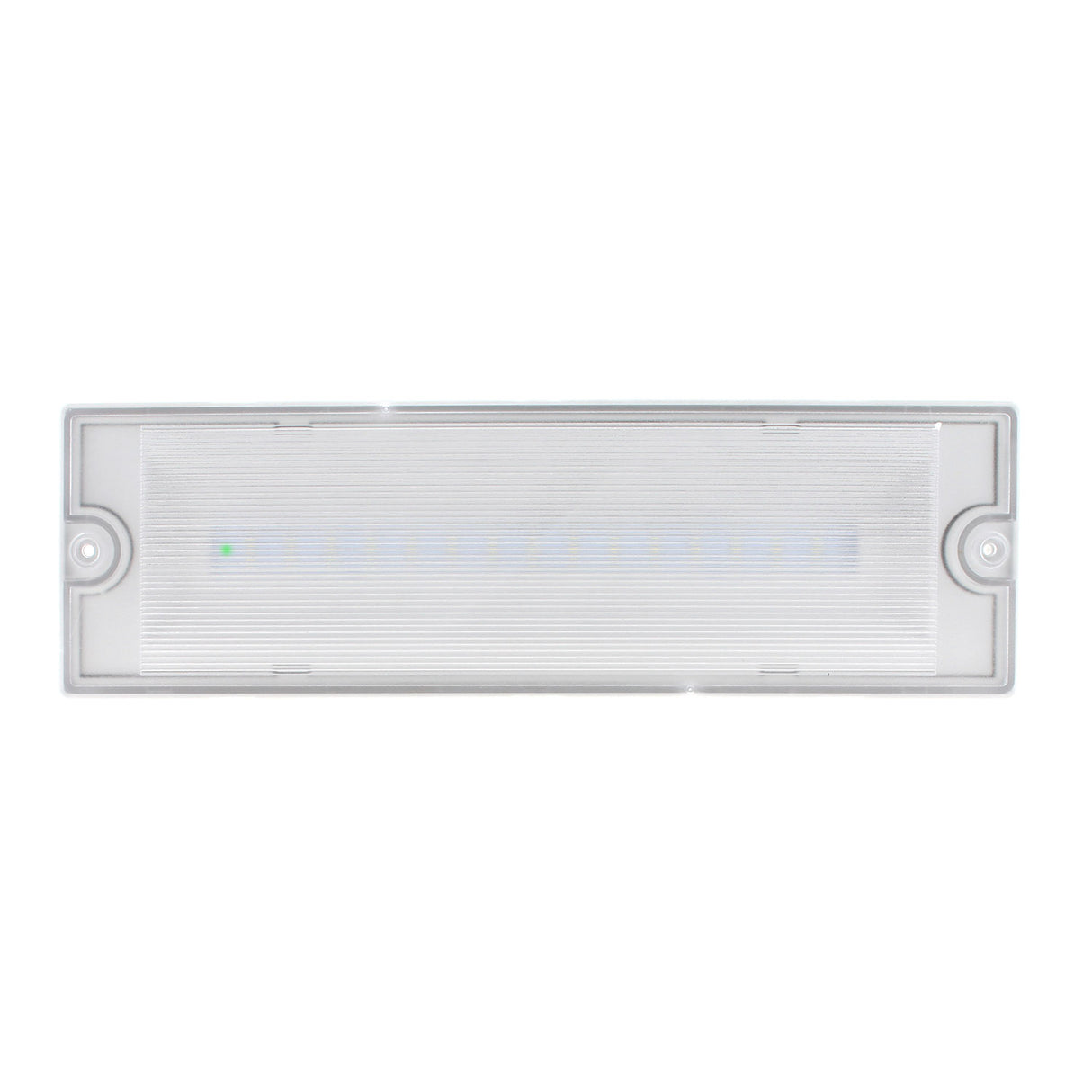 Luminaria LED de emergencia de superficie o empotrable de alta calidad resistente al agua con protección IP65. Más de 180 minutos de autonomía con su batería recargable de Ni-Cd. Configurable como Modo permanente y No permanente. Luz para señalización de salidas, puertas, ascensores, zonas de paso o comunes.
