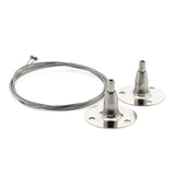 Kit de suspensión para las carpetas Poster LED. 2 Unidades. Largo del cable 1.5m.