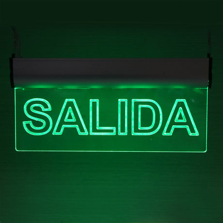 Luz de señalización con tecnología LED. Ofrece Luz de forma permanente iluminando la señalética en todo momento. 