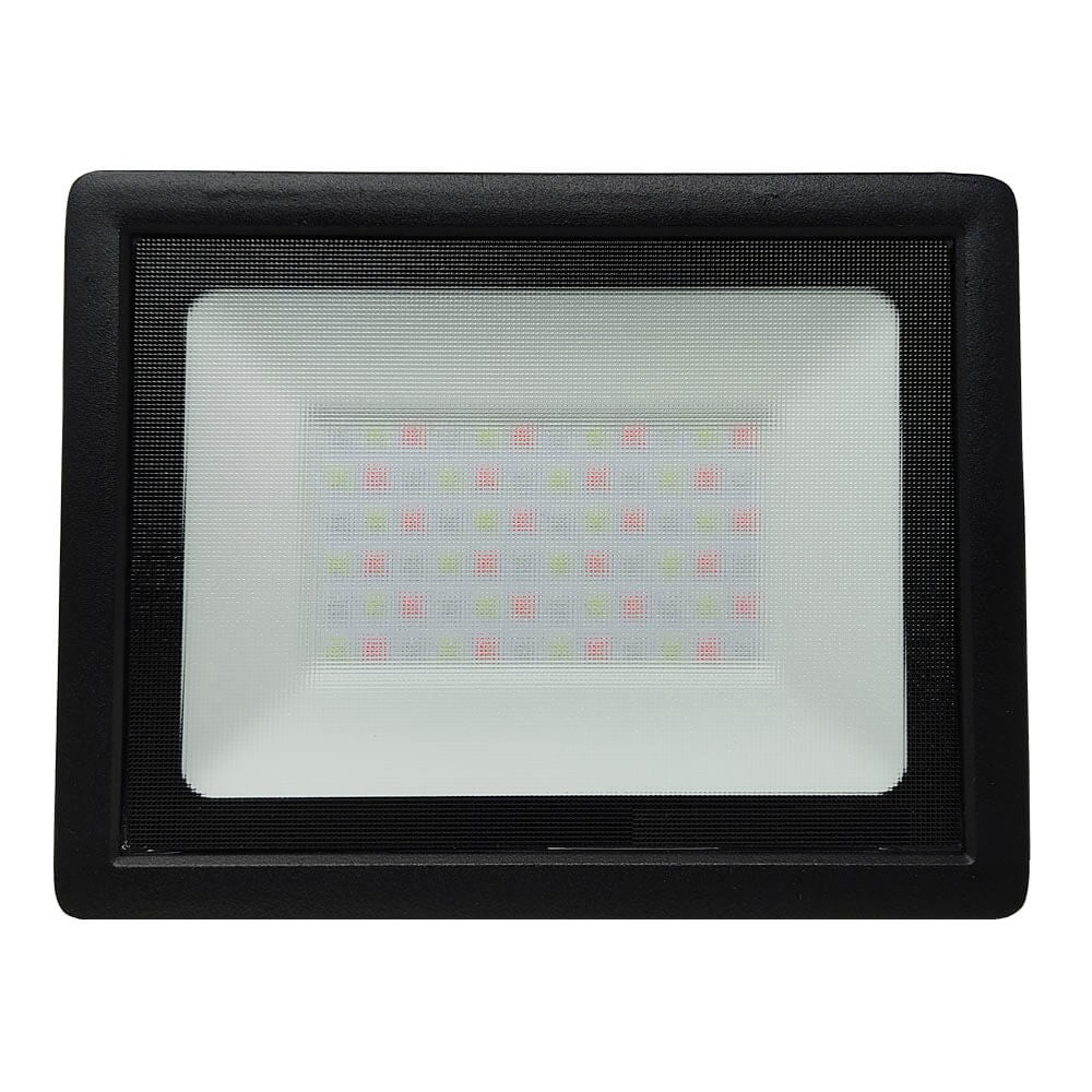 El Foco Proyector LED SMD RGB+W de 50W con Chip OSRAM es un avance tecnológico en High Efficiency, siendo una opción muy interesante en todo tipo de aplicaciones de exterior. Destaca por su eficiencia, alto CRI, alto factor de potencia y robustez.