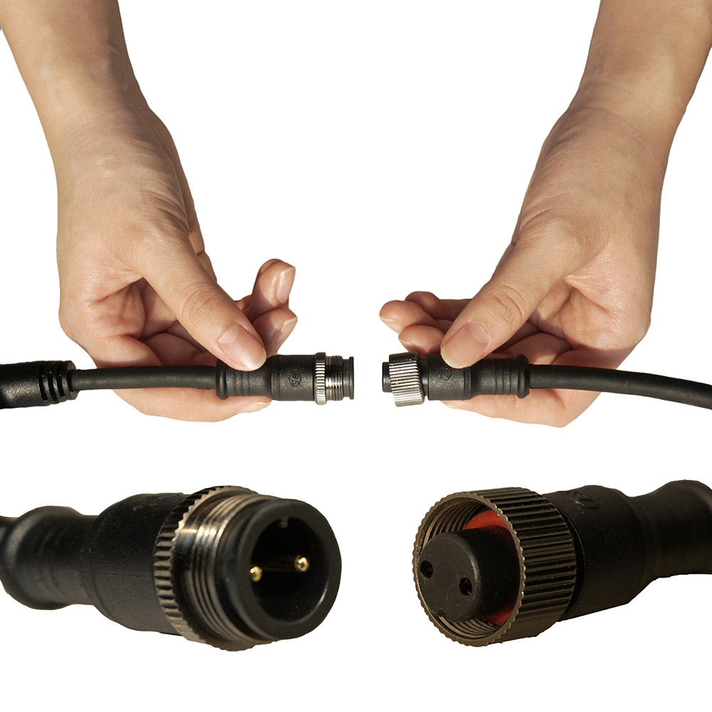 Cable  en forma de T para realizar conexiones seguras con protección IP67