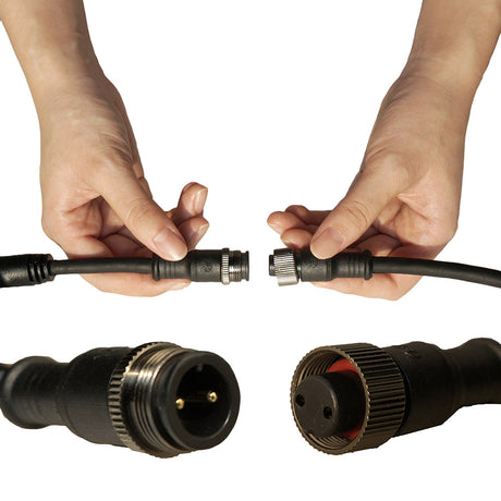 Cable  en forma de T para realizar conexiones seguras con protección IP67