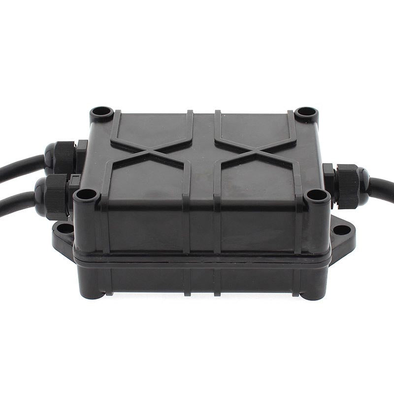 Controlador en caja estanca IP67 para controlar las luminarias RGB mediante Bluetooth a traves de la app gratuita para Android o IOS