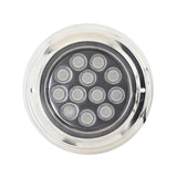 Lámpara LED 36W  sumergible diseñada para sustituir los focos halógenos de las piscinas. EL foco tiene un grado de protección frente al acceso de partículas, polvo o líquidos de IP68, en este caso puede funcionar durante una inmersión completa y continua. Acero inoxidable 316. Resistente a los golpes IK10. Puede ser instalada en estanques, fuentes, acuarios, etc.