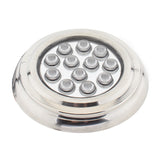 Lámpara LED 36W  sumergible diseñada para sustituir los focos halógenos de las piscinas. EL foco tiene un grado de protección frente al acceso de partículas, polvo o líquidos de IP68, en este caso puede funcionar durante una inmersión completa y continua. Acero inoxidable 316. Resistente a los golpes IK10. Puede ser instalada en estanques, fuentes, acuarios, etc.