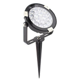 Foco proyector orientable de exterior LED con estaca para su fijación al suelo. Altas prestaciones y gran resistencia (IP65). Ofrece máximo control y amplias posibilidades de decoración con luz RGB y luz blanca ajustable desde 2700K a 6500K.