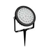 Foco proyector Led orientable de exterior con estaca para su fijación al suelo. Altas prestaciones y gran resistencia (IP65). Ofrece máximo control y amplias posibilidades de decoración con luz RGB y luz blanca ajustable desde 2700K a 6500K. 
