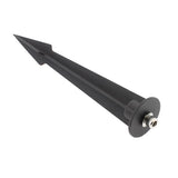 Estaca de aluminio de alta calidad para focos LED. La pica es perfecta para usar en zonas de alta humedad. El pincho tiene un peso mínimo, una alta resistencia al polvo y a la humedad. Esta estaca para focos LED de montaje fácil permite que puedan ser usados en cualquier superficie de tierra de una manera cómoda y segura.