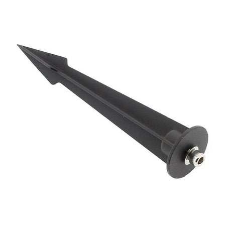 Estaca de aluminio de alta calidad para focos LED. La pica es perfecta para usar en zonas de alta humedad. El pincho tiene un peso mínimo, una alta resistencia al polvo y a la humedad. Esta estaca para focos LED de montaje fácil permite que puedan ser usados en cualquier superficie de tierra de una manera cómoda y segura.