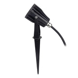 Foco proyector orientable de exterior LED con estaca para su fijación al suelo. Con alimentación AC220V. Altas prestaciones y gran resistencia (IP65). Ofrece máximo control y amplias posibilidades de decoración con luz RGB y luz blanca ajustable desde 2700K a 6500K.